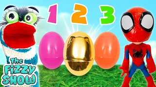 Fizzy And Spidey & Friends Go On An Easter Egg Hunt And Play With Numbers | Fun Videos For Kids