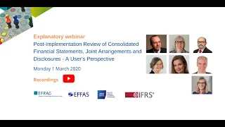 01/03/21 Explanatory webinar: post-implementation review of IFRS 10, 11 & 12 - A user’s perspective