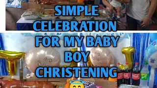 DIY Simple Christening Decorations 🥰                               and simple celebrations🥳💯🎊