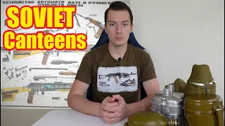 Soviet Military Canteens | Soviet Airborne and Cuban combined canteens & kettles.