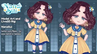 [ Showcase ] Chibi NanaSui Live2D Model