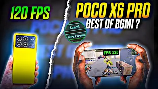 POCO X6 PRO 😱🔥120 FPS IN PUBG BGMI | BEST GAMING PHONE UNDER 20000 | POCO X6 PRO