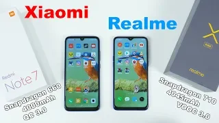 Redmi Note 7 больше не ХИТ😕 Xiaomi повержен! Сравнение Redmi Note 7 и Realme 3 Pro!