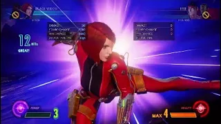 MvCI: Black Widow Concept Combos, Resets, Setups, & Mix Ups