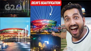 G20 Delhi Roads Transformation - India Shines at Night - Aerocity to Airport Road Beautification