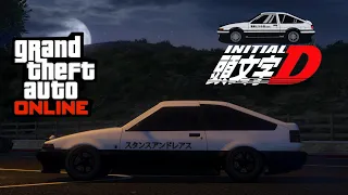 Тюнинг машины Karin Futo GTX в  Toyota AE86  Initial D в GTA ONLINE