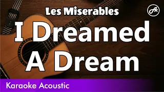 Les Miserables - I Dreamed A Dream (karaoke acoustic)