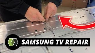 Samsung 75" LED TV Not Working - No / Half Backlights - UN75AU8000 - HG75AU800NFXZA - UN75AU800DFXZA