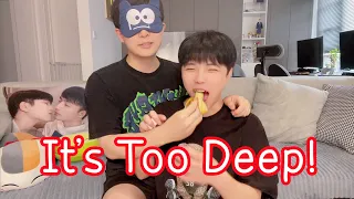 Couple's Blindfolded Feeding Challenge! Not My Hand![Gay Couple Lucas&Kibo BL]