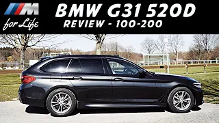 BMW G31 520d Review | Reicht ein Diesel mit 190 PS? | 0-100 | 100-200 | Vor-u Nachteile