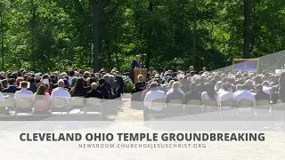 Cleveland Ohio Temple Groundbreaking Ceremony