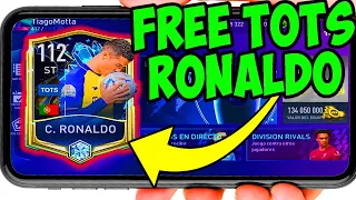 How To Get TOTS Ronaldo For FREE INSTANTLY In Fifa Mobile!