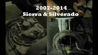 GMC Sierra 2007-2014 Fuel Pump Removal