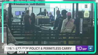 TPA police chief: Bringing gun to airport still illegal even with 'permitless carry' law in Florida