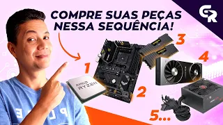 🟢COMO ESCOLHER AS PEÇAS PARA MONTAR UM PC? Compre as peças na sequência correta!