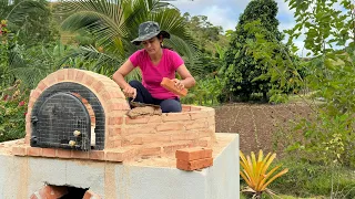 Construindo um novo forno a lenha iglu