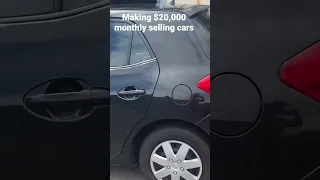 How do you make 20 grand a month selling cars