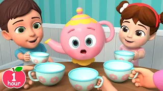 I'm a Little Teapot | Family Tea Party and MORE Educational Nursery Rhymes & Kids Songs