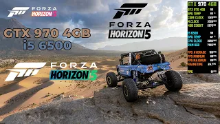 Forza Horizon 5 GTX 970 4gb i5 6500 - Forza Horizon 5 testing on i5 6th Gen | no internet game