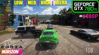 GTX 780 Ti | Forza Horizon 5 - 1080p - Low, Medium, High, Ultra