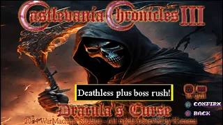 Castlevania Chronicles III - Dracula's Curse (PC) - Deathless Plus Boss Rush