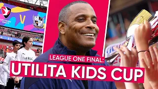 Winning underneath the iconic Wembley arch. 🏟️ 😍 | Utilita Kids Cup League One FInal