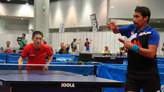 2018 World Veteran Championships Table Tennis - Singles Semis & Finals - Table 1