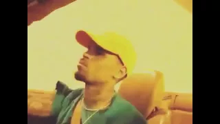 Chris Brown driving