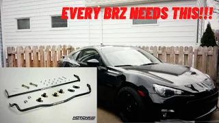 Every Brz Needs This!!! Installing Sway Bars On My BRZ