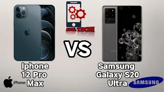 iphone 12 Pro Max VS Samsung Galaxy S20 Ultra || Comparison