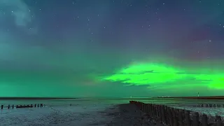 Polarlichter auf Sylt am 2. März 2022