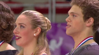 2016 ISU Junior Grand Prix Final - Marseille - Dance Victory Ceremony