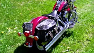 1998 Heritage softail with Hooker Step Tuned pipes
