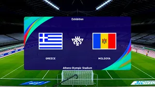 Greece vs Moldova | Athens Olympic Stadium | 2020-21 UEFA Nations League | PES 2021