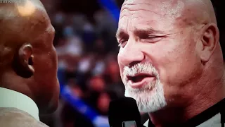 Goldberg attacks Bobby Lashley with a Spear: Raw, August 16, 2021