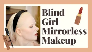 Blind Albino Girl’s Mirrorless Makeup Routine