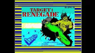 Carga de un juego de Spectrum - Target: Renegade