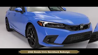 Honda Civic 2022 года. Новый дизайн хэтчбека.