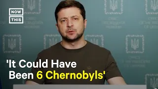 Pres. Zelenskyy Responds to Russia's Attack on Nuclear Power Plant #Shorts