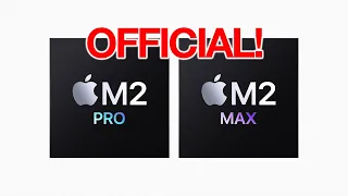 Apple Annonunces M2 Pro & M2 Max MacBook Pro & New mini