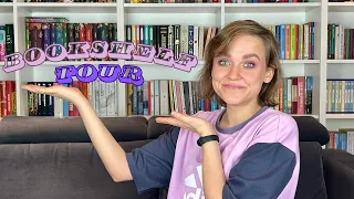 WSZYSTKIE MOJE KSIĄŻKI - Bookshelf tour 2024 🌈