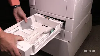 Xerox® WorkCentre® 6605 Printer Removing and Replacing Tray 1