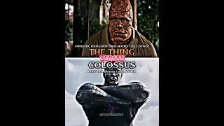 The Thing vs Colossus #shorts #fantasticfour #deadpoolmovie #xmen #marvel #edit #1v1
