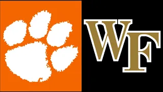 2016 College Football:  (#4) Clemson vs. Wake Forest (Full Game)