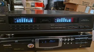 Technics SH-GE70 Stereo Graphic Equaliser (demo - no sound)