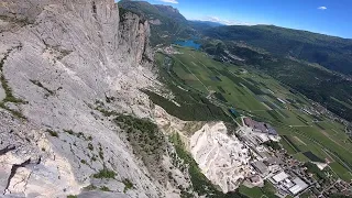 Casale to Pilastro wingsuit landing