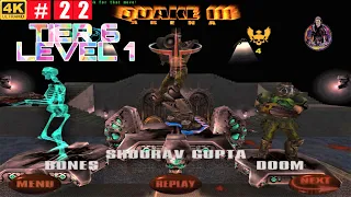 Quake III Arena (4K) HINDI | Tier 6 Level 01 | THE BOUNCY MAP | Gameplay in 2021