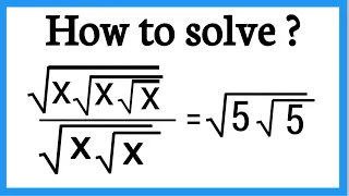 A Nice Triple / Double Square root Simplification | How to Solve ? Olympiad math