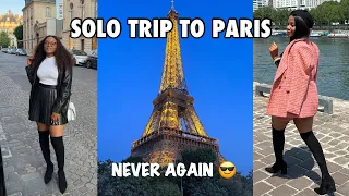 FIRST TIME TRAVELLING TO PARIS, FRANCE 🇫🇷 | 2-Day Solo Travel Vlog| FINALLY FOUND LOVE ❤️