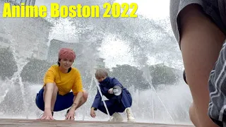 Getting into a Fountain in Full Cosplay |Anime Boston 2022 Vlog ✨